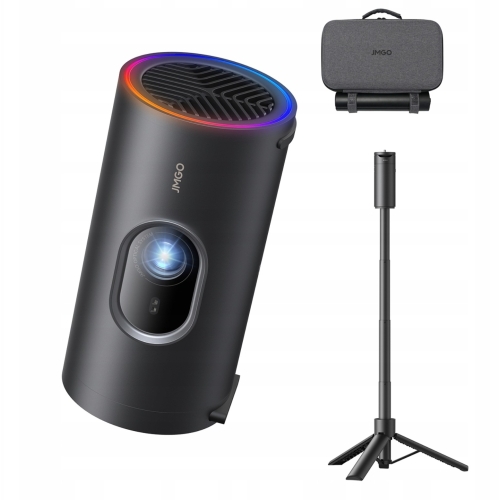 PicoPlay JMGO hordozható lézer DLP projektor + állvány + külső akkumulátor